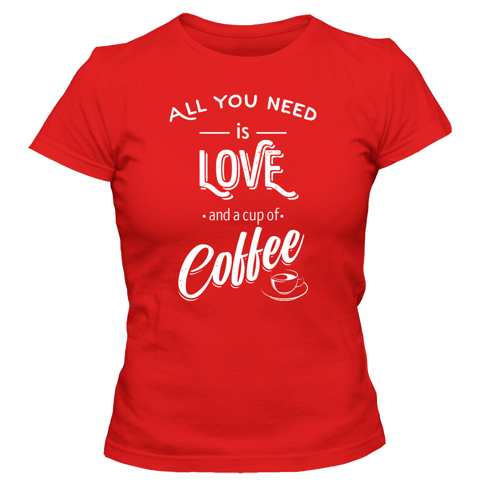 koszulka damska czerwona coffee 08