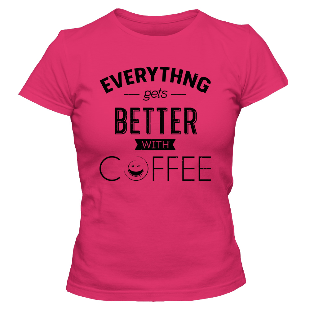 koszulka damska rozowa coffee 12