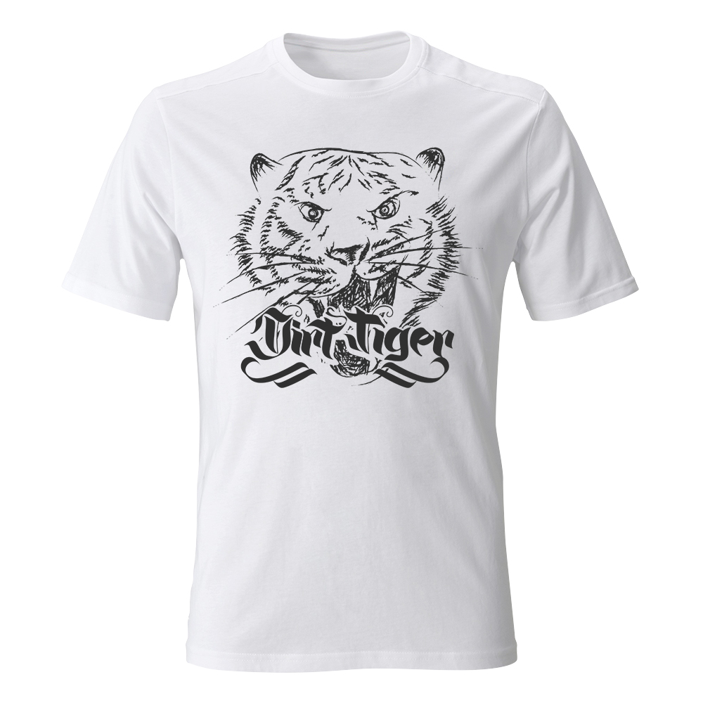 koszulka meska biala dirt tiger