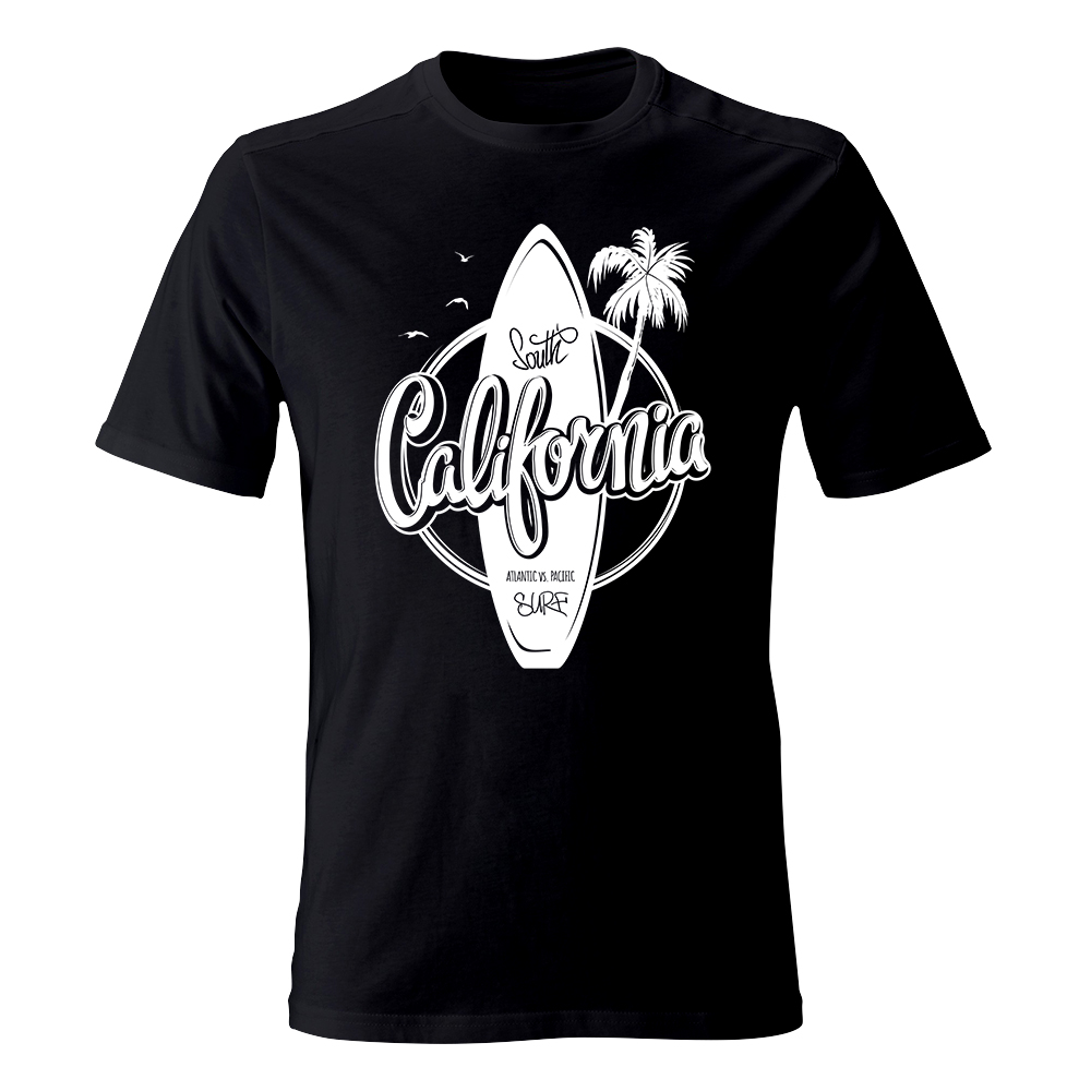 koszulka meska czarna california 2