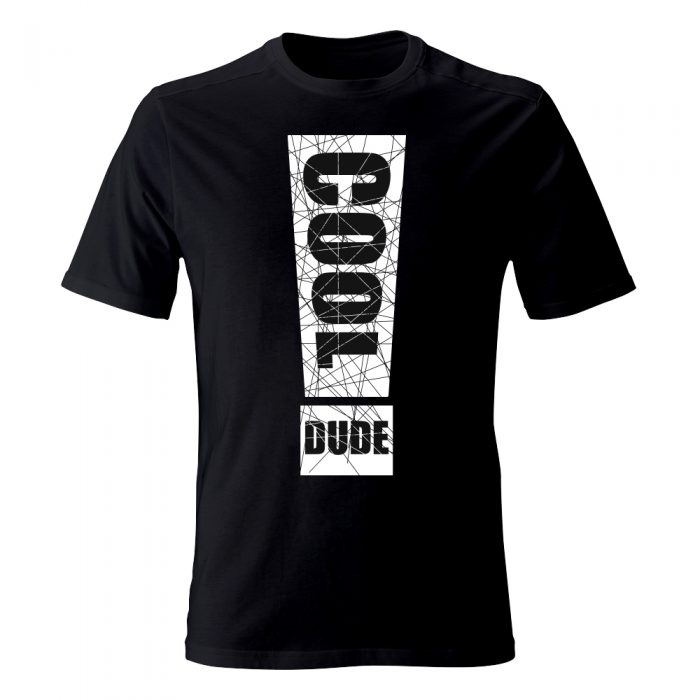 koszulka meska czarna cool dude