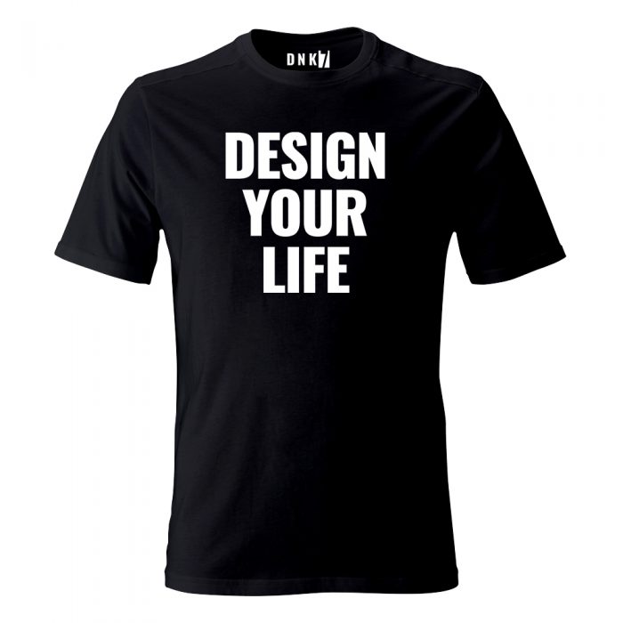 koszulka meska biala design your life