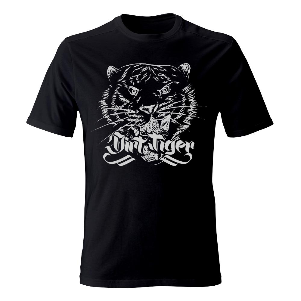 koszulka meska czarna dirt tiger