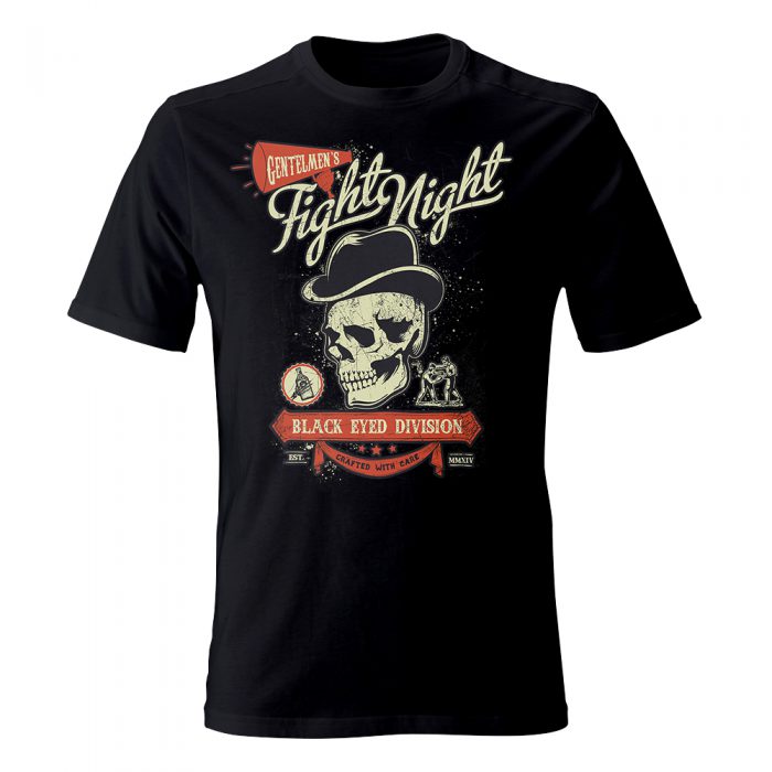 koszulka meska czarna fight night