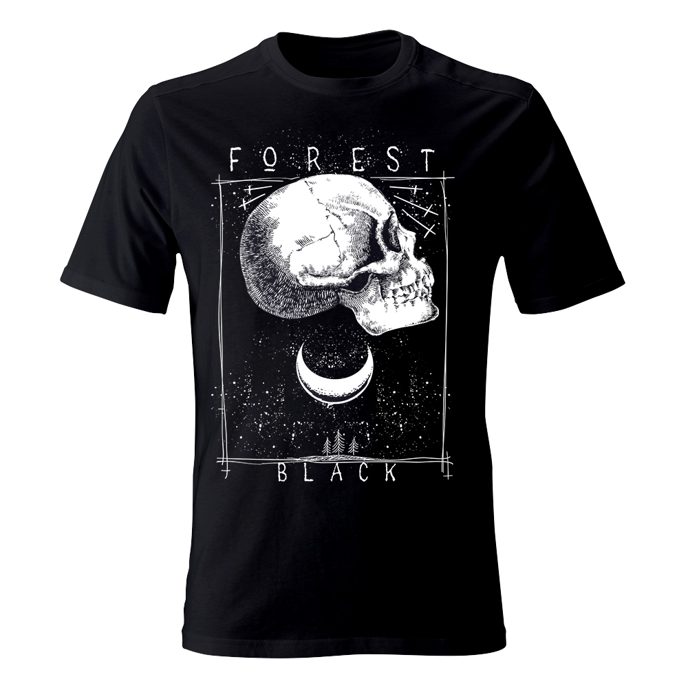 koszulka meska czarna forest black