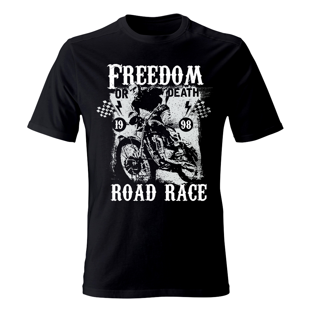 koszulka meska czarna freedom or death