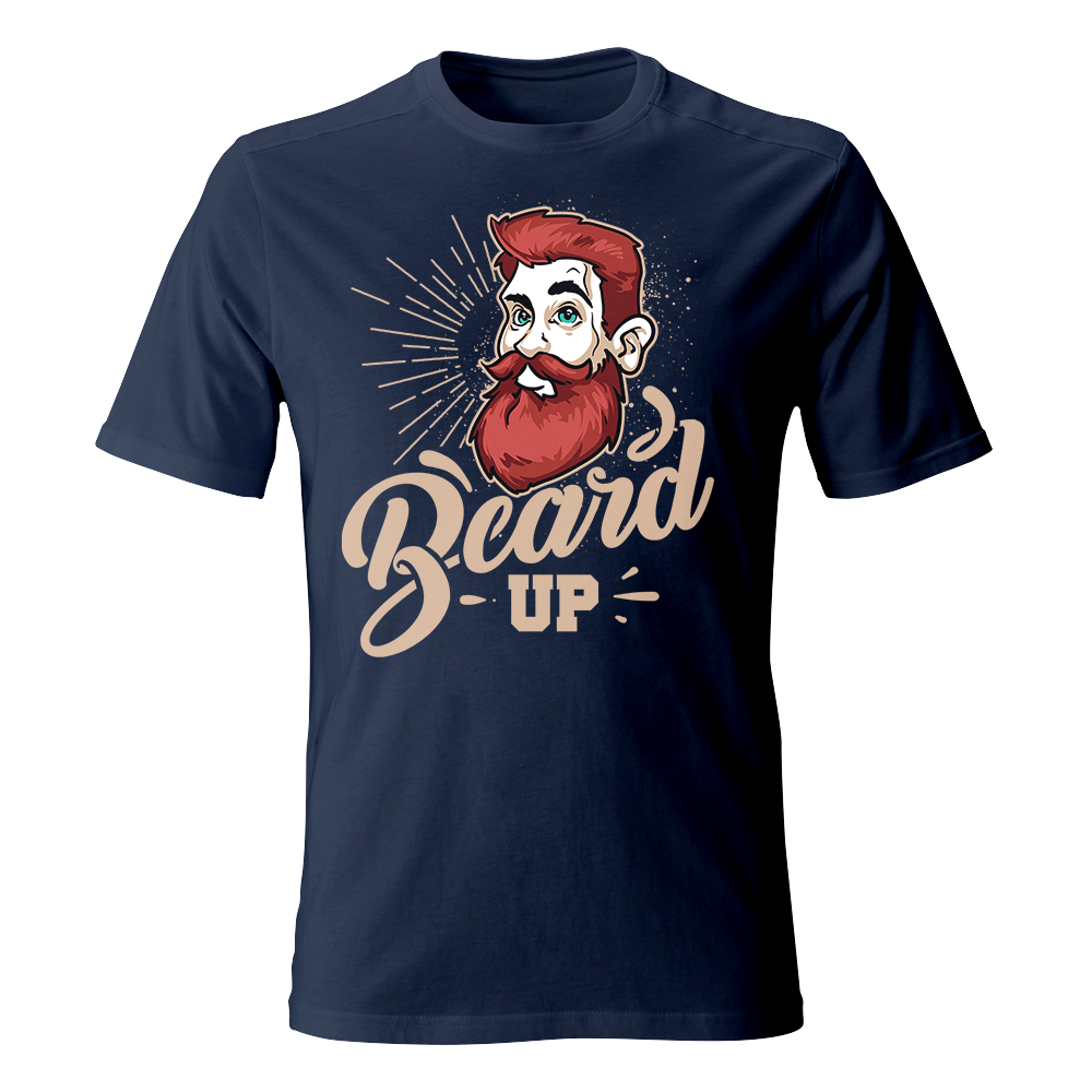 koszulka meska granatowa beard up