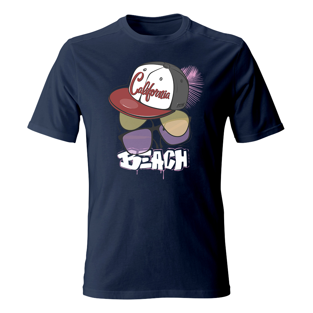 Koszulka męska z nadrukiem CALIFORNIA BEACH