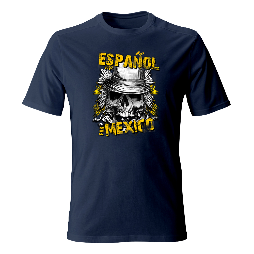 koszulka meska granatowa espanol mexico