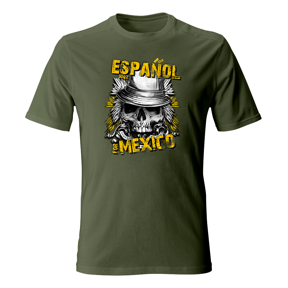 koszulka meska khaki espanol mexico