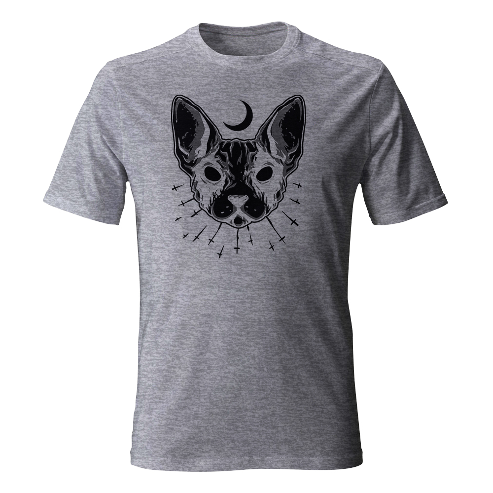 koszulka meska melanz black metal cat