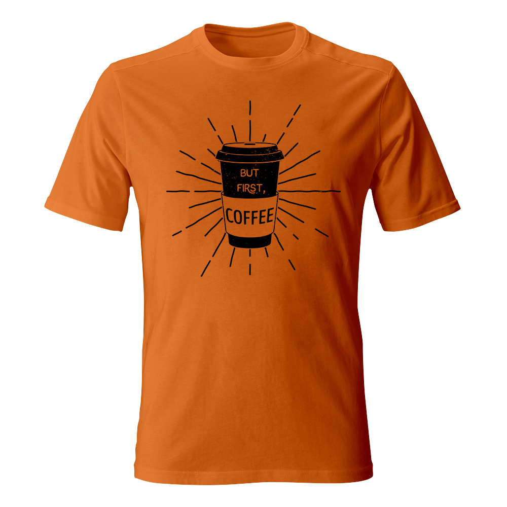 koszulka meska pomaranczowa coffee 05