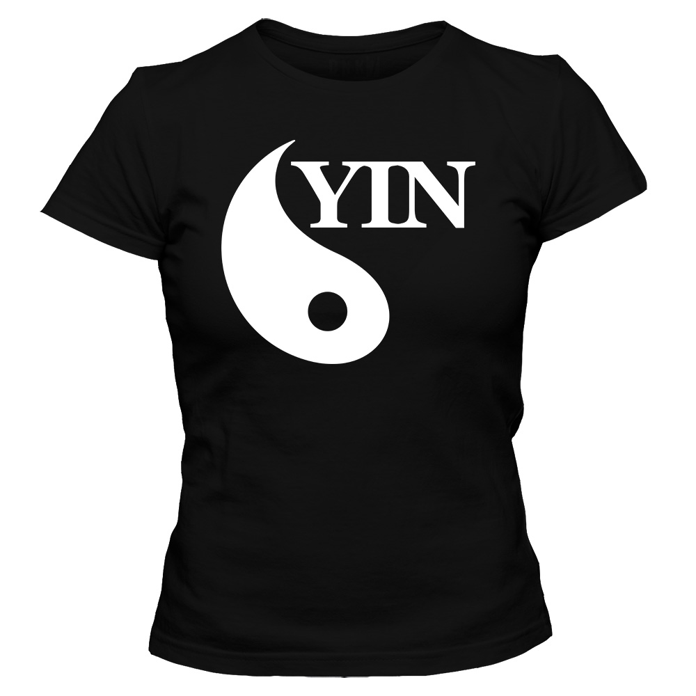 koszulka damska czarna yin yang