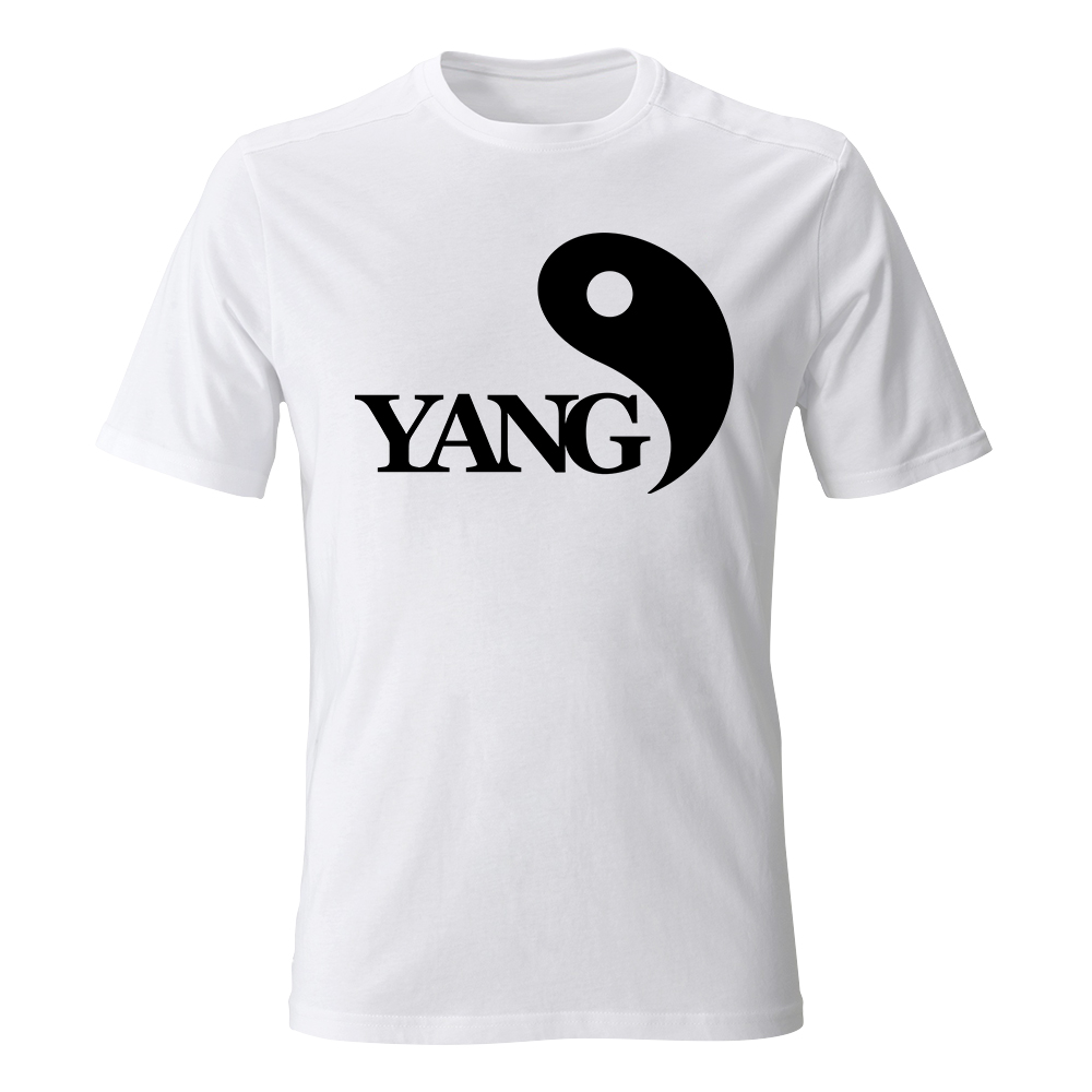 koszulka meska biala yin yang