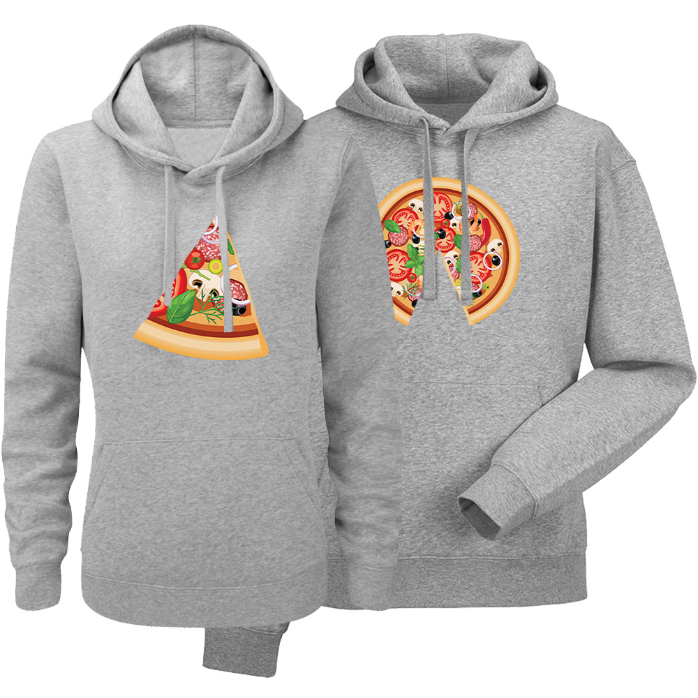 zestaw bluz z kapturem melnaz pizza