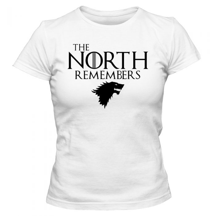 koszulka damska czarna the north remembers