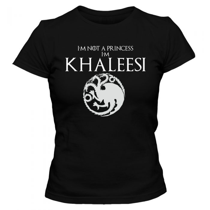 koszulka damska czarna khaleesi