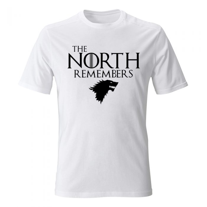 koszulka meska biala the north remembers