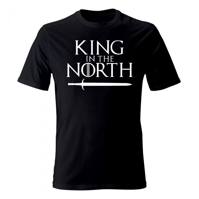 koszulka meska biala king in the north