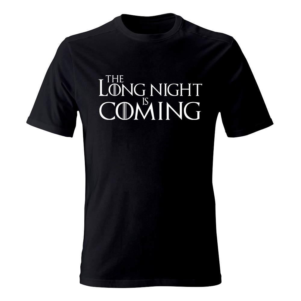 koszulka meska czarna the long night is coming