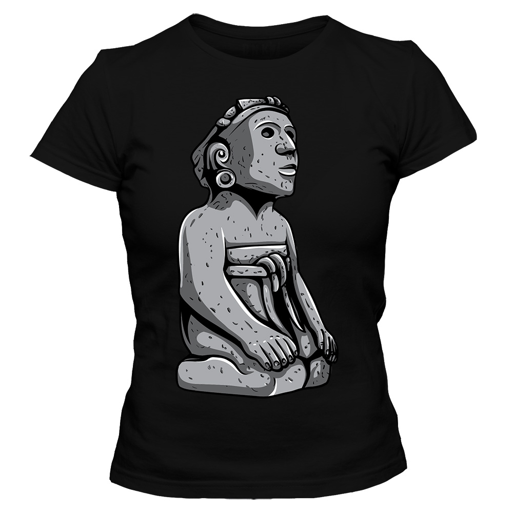 koszulka damska czarna aztec