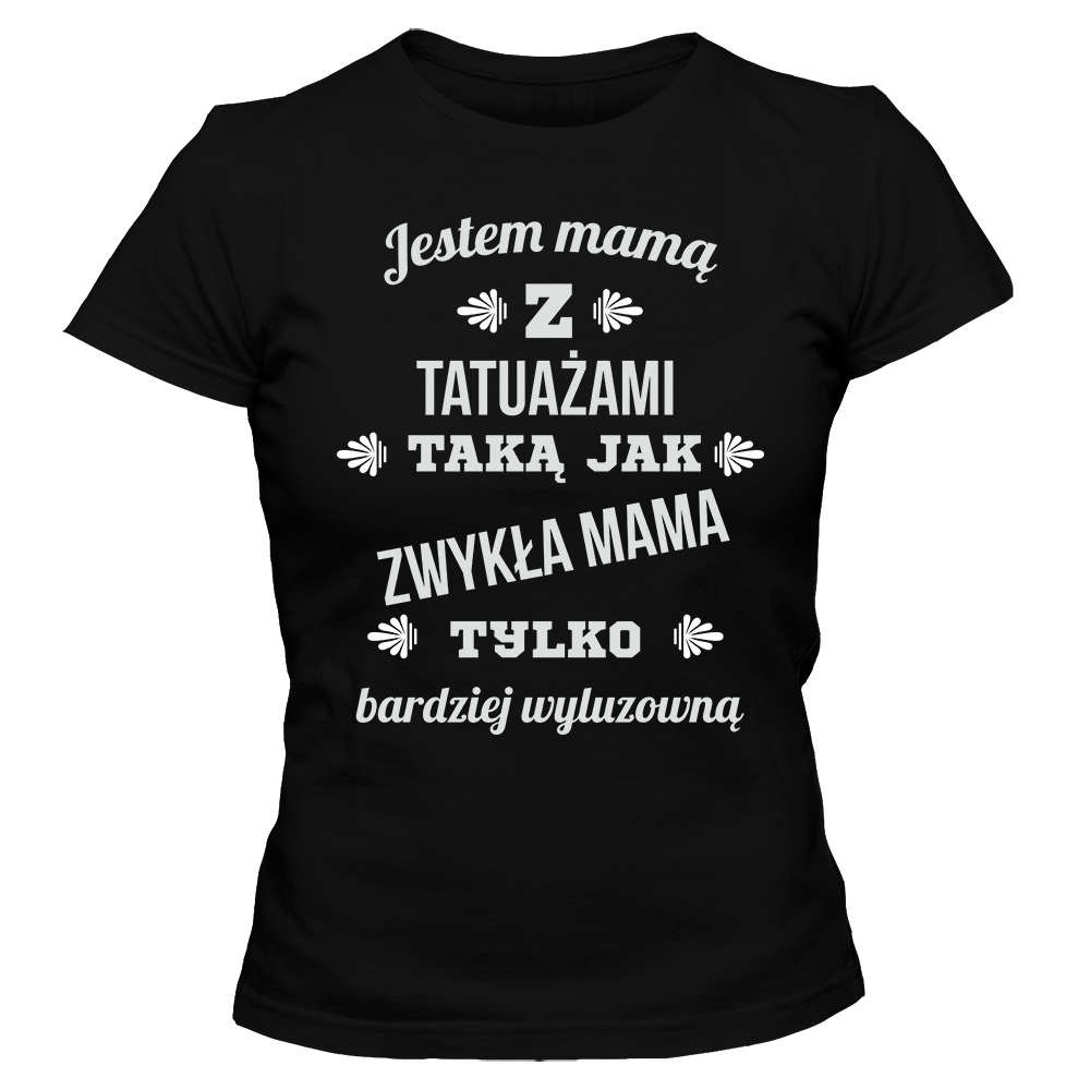 koszulka damska czarna dzien matki 43