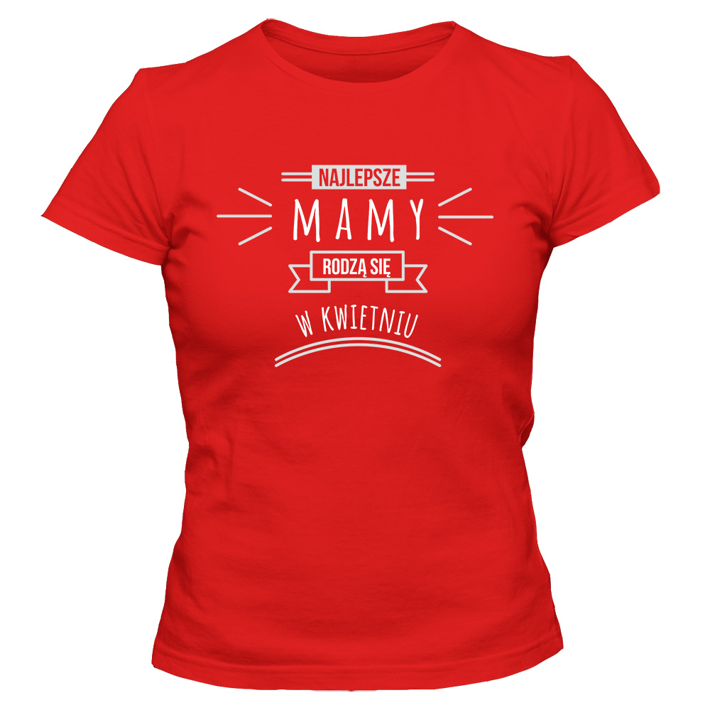 koszulka damska czerwona dzien matki 57
