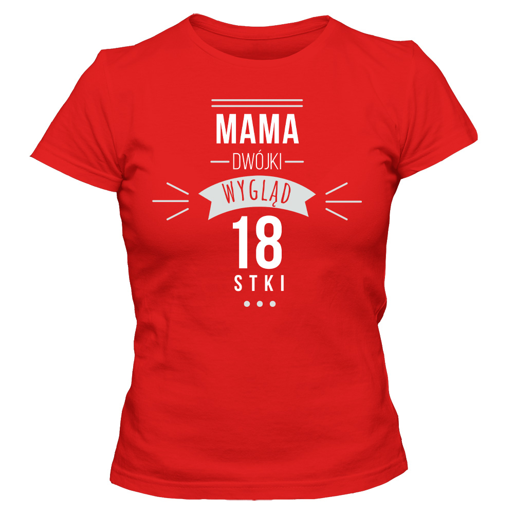 koszulka damska czerwona dzien matki 58