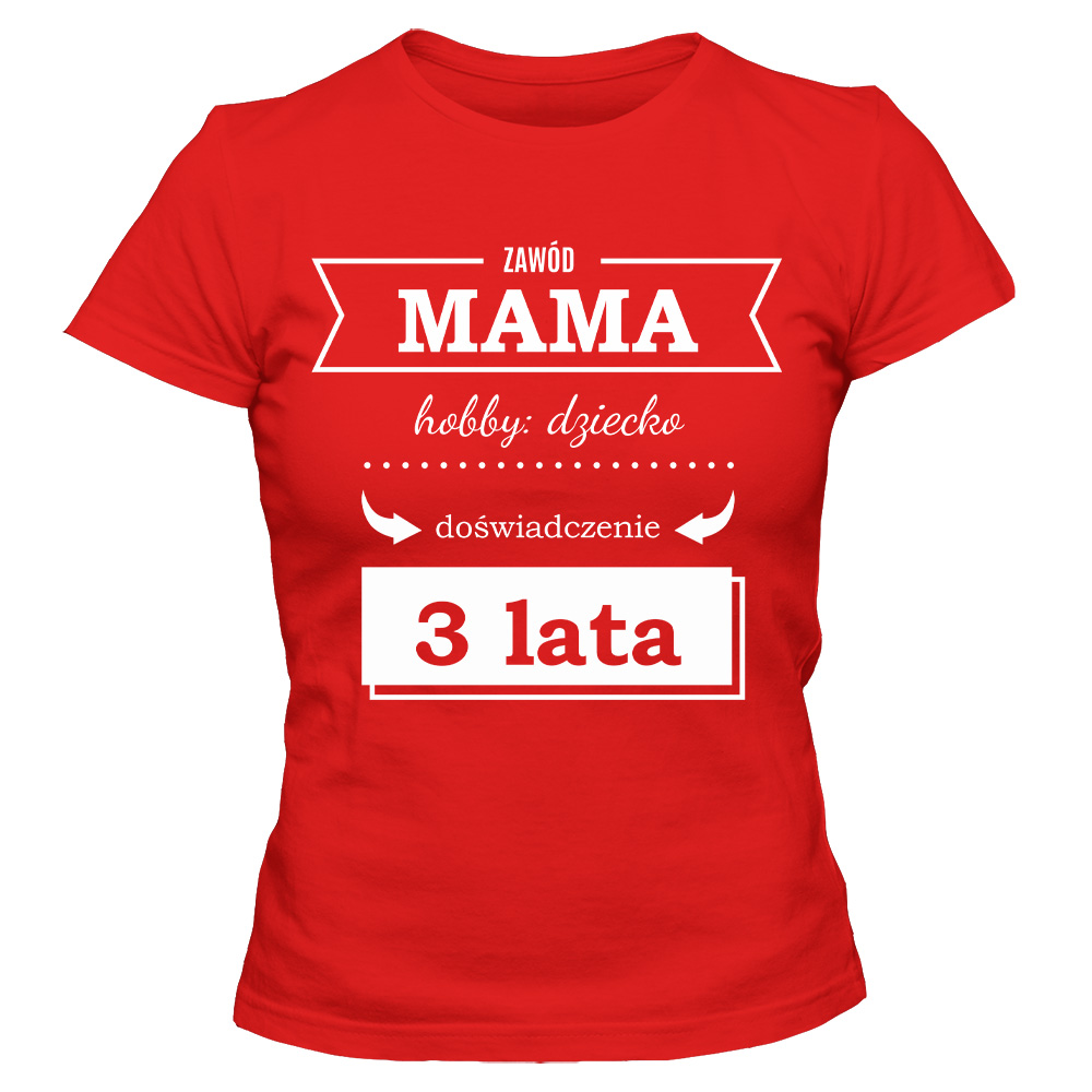 koszulka damska czerwona dzien matki 98 dzien matki 99