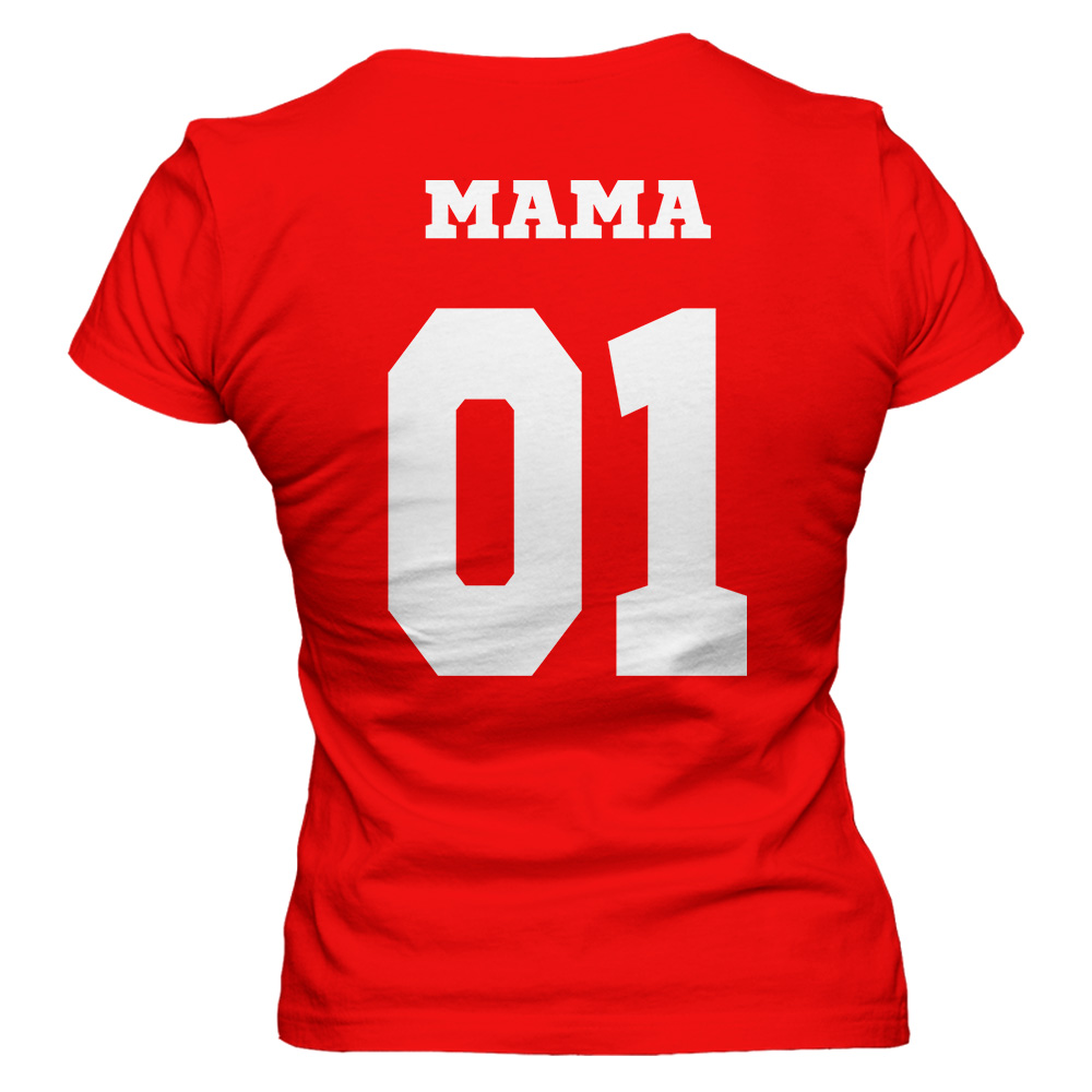 koszulka damska czerwona tyl dzien matki 97