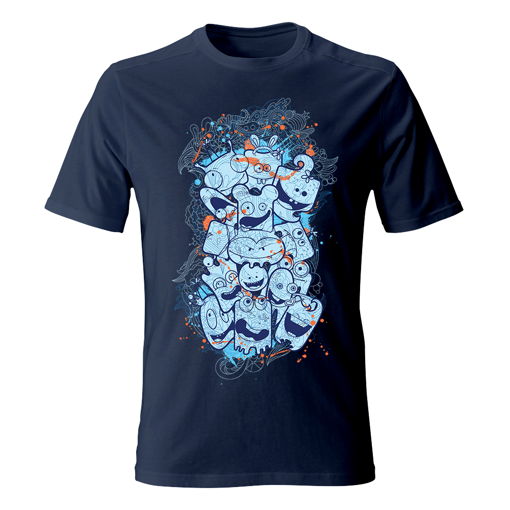 Koszulka męska z nadrukiem EMOTS