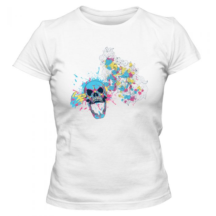 Koszulka damska z nadrukiem SUGAR SKULL 02