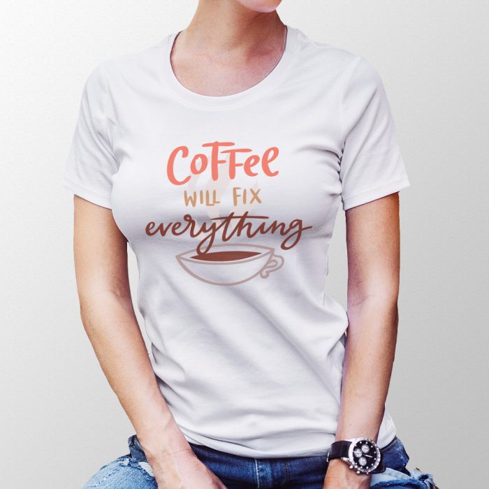 koszulka damska biala coffee 25
