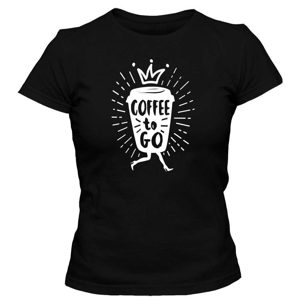 koszulka damska czarna coffee 15