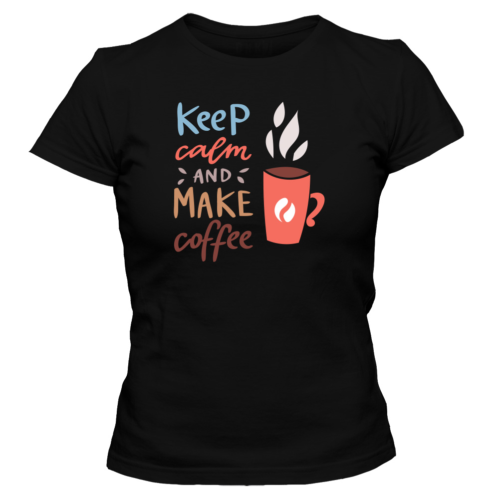 koszulka damska czarna coffee 20