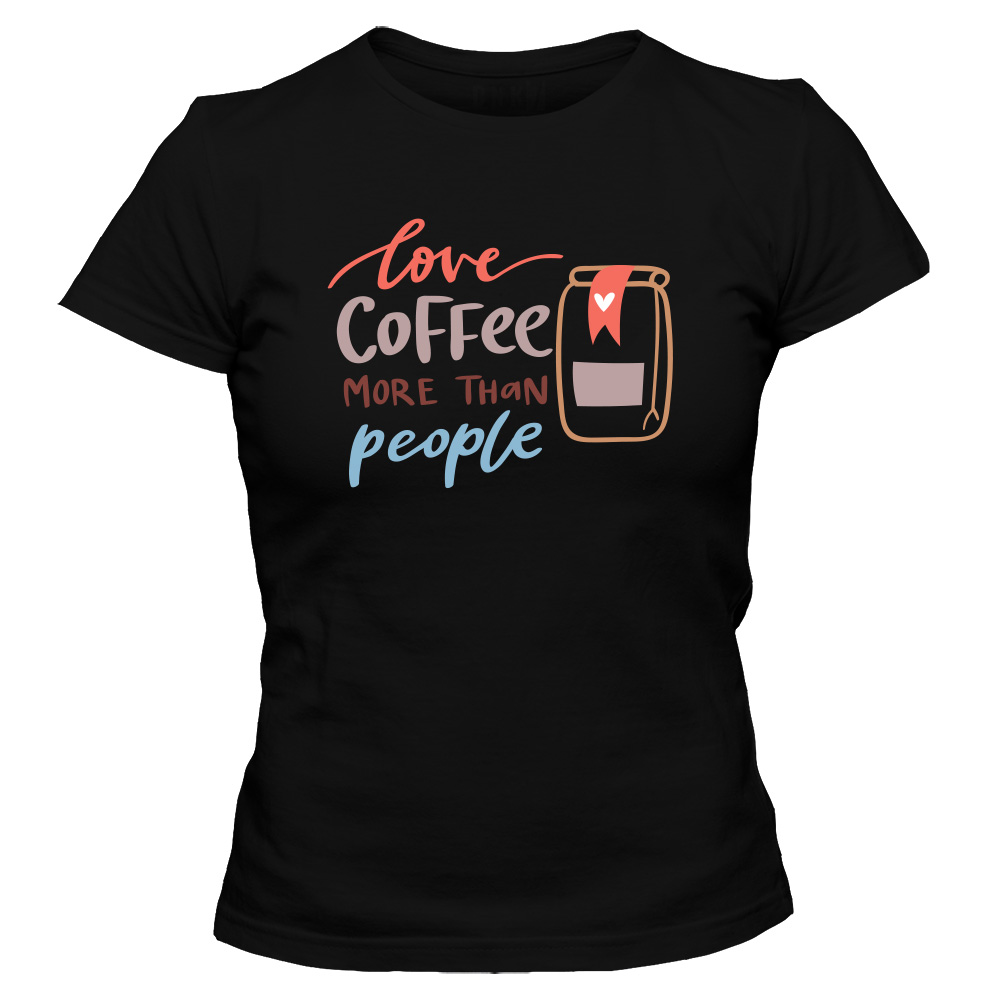koszulka damska czarna coffee 24