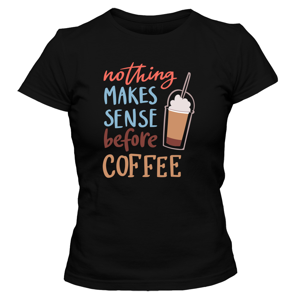 koszulka damska czarna coffee 29