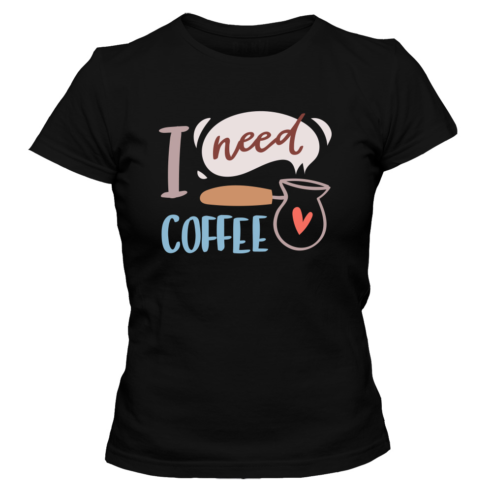 koszulka damska czarna coffee 30