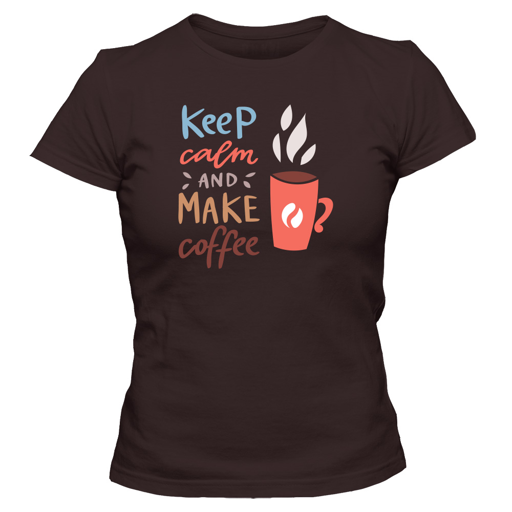 koszulka damska czekoladowa coffee 20