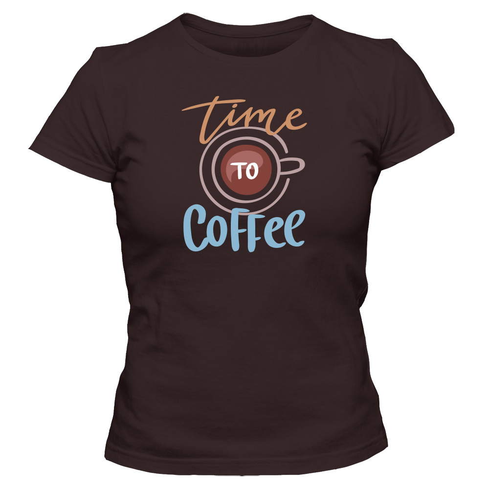 koszulka damska czekoladowa coffee 23