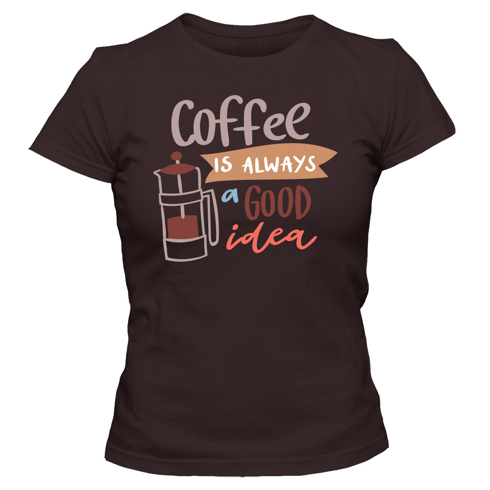 koszulka damska czekoladowa coffee 28