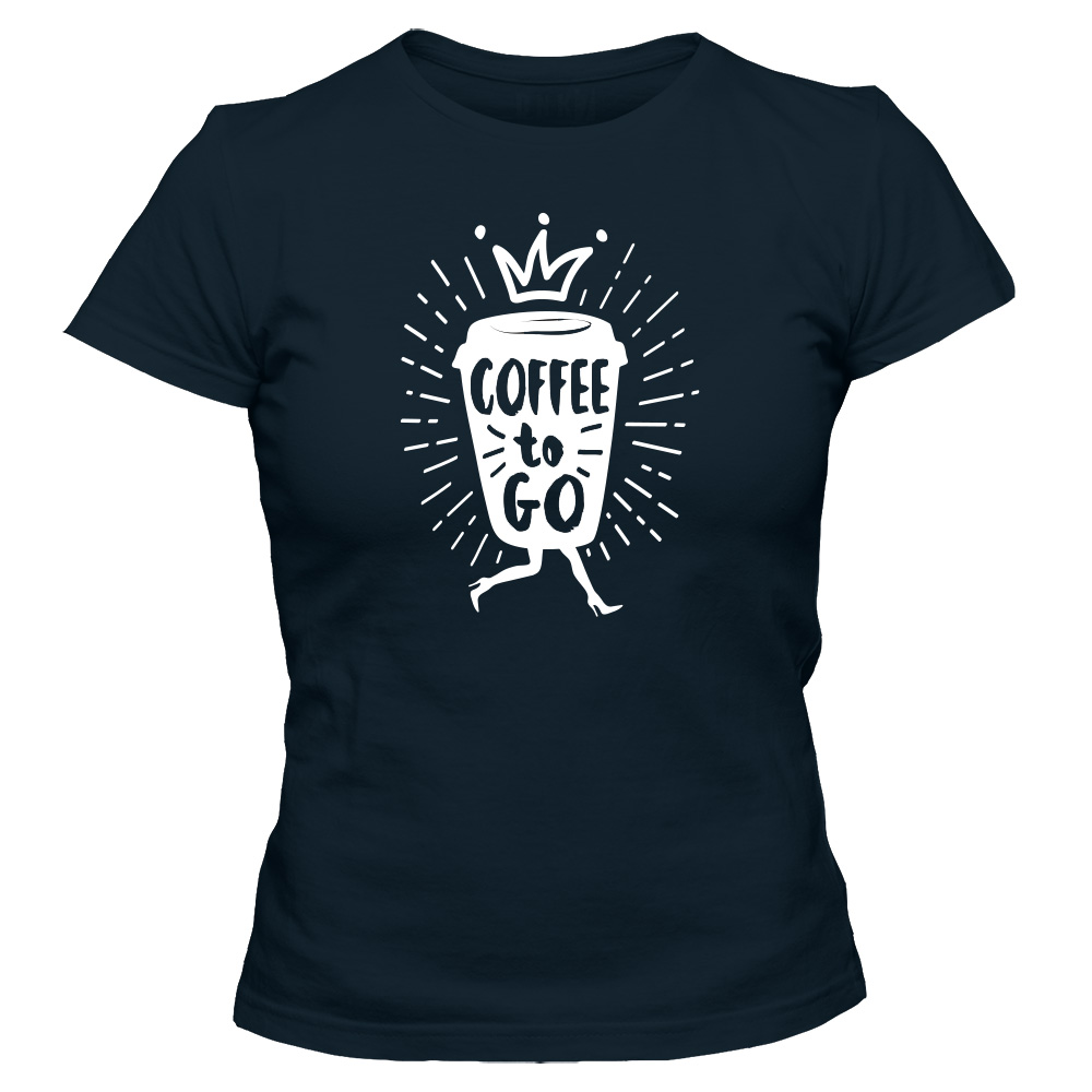 koszulka damska granatowa coffee 15