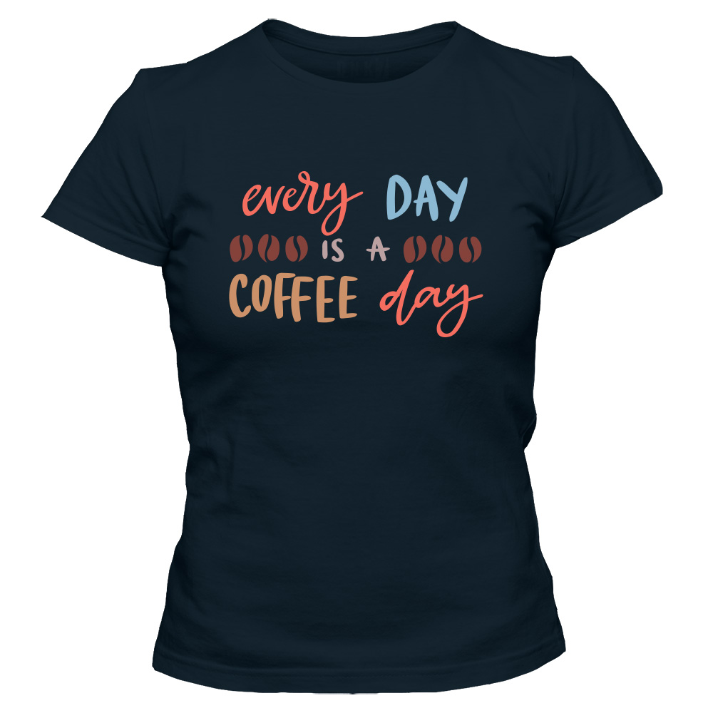 koszulka damska granatowa coffee 19