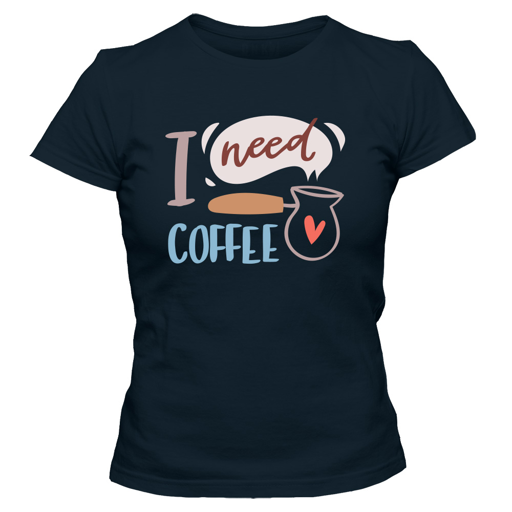 koszulka damska granatowa coffee 30