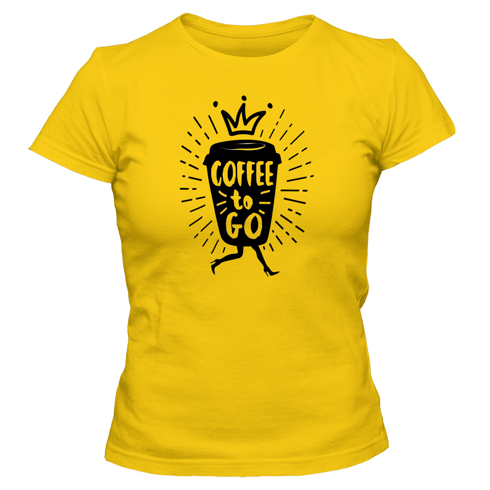 koszulka damska zolta coffee 15