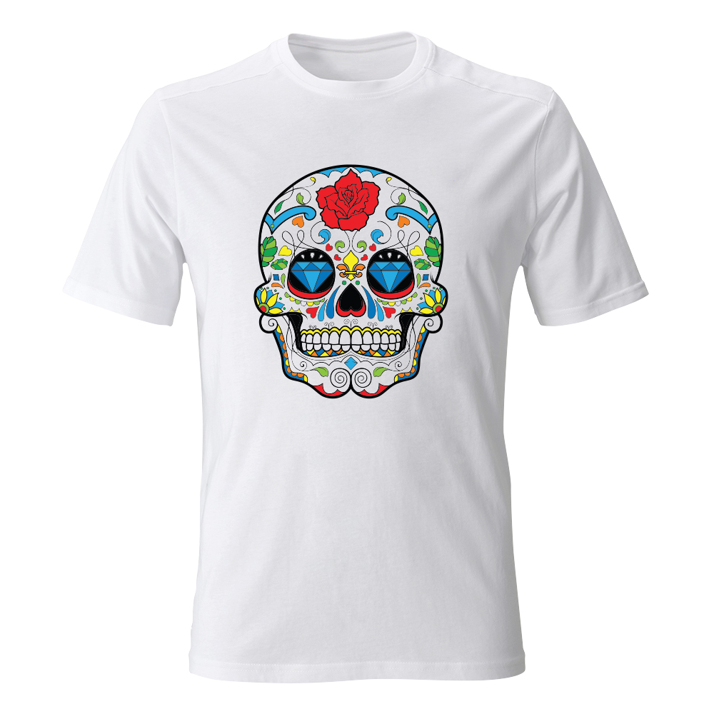 Koszulka męska z nadrukiem SUGAR SKULL 25