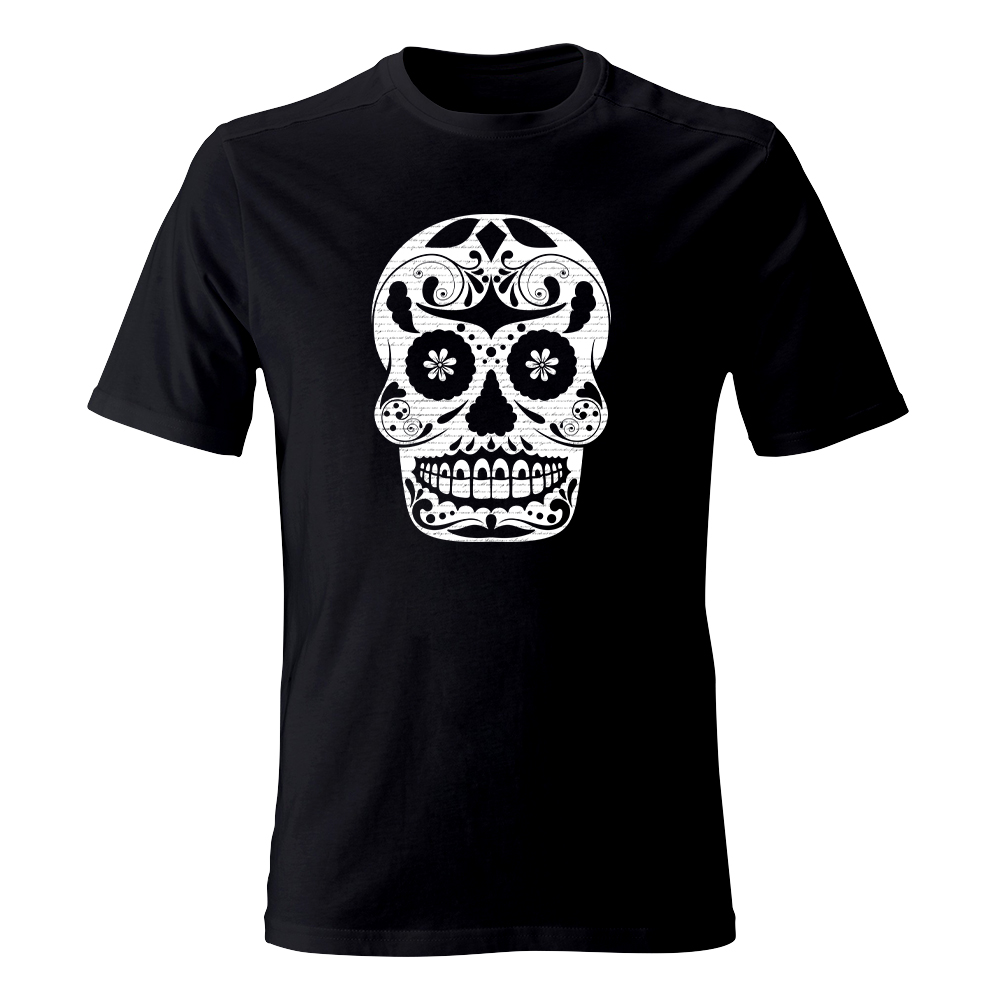 Koszulka męska z nadrukiem SUGAR SKULL 04