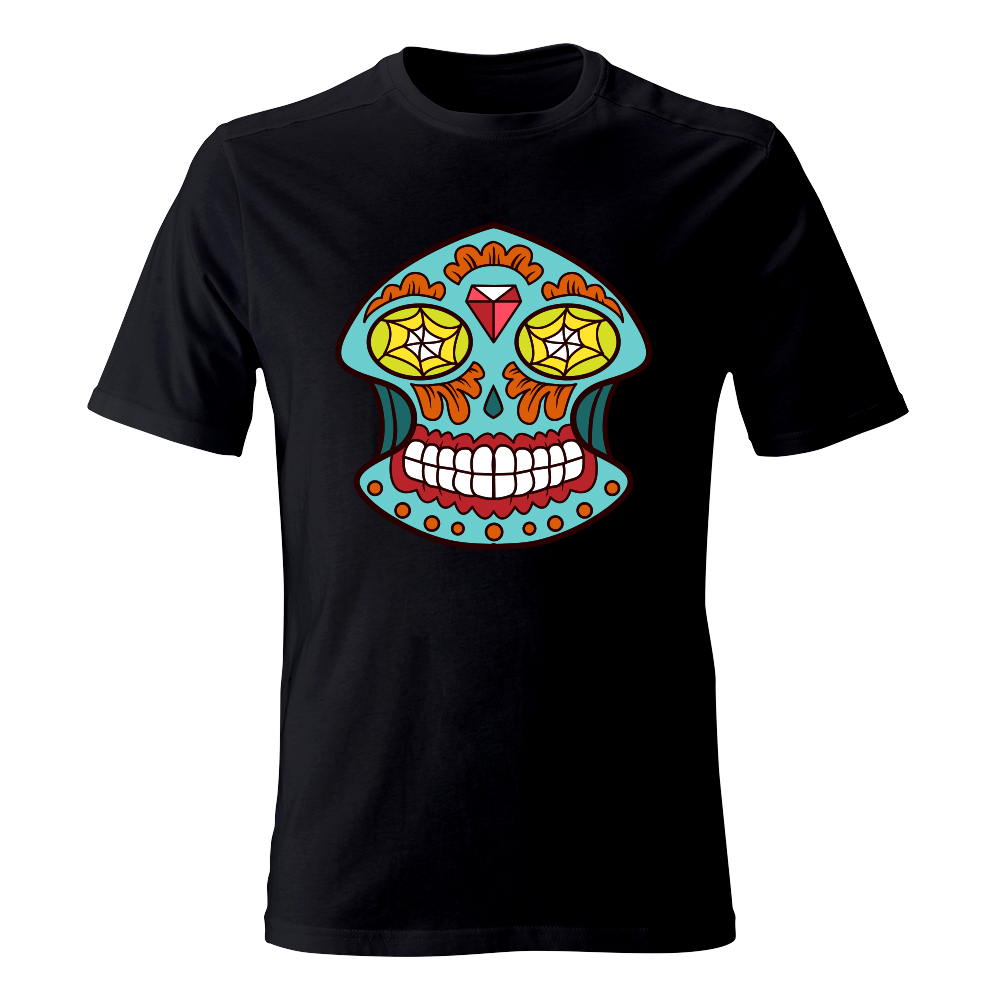 Koszulka męska z nadrukiem SUGAR SKULL 09