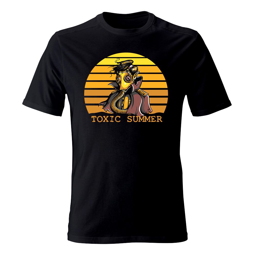 koszulka meska czarna toxic summer