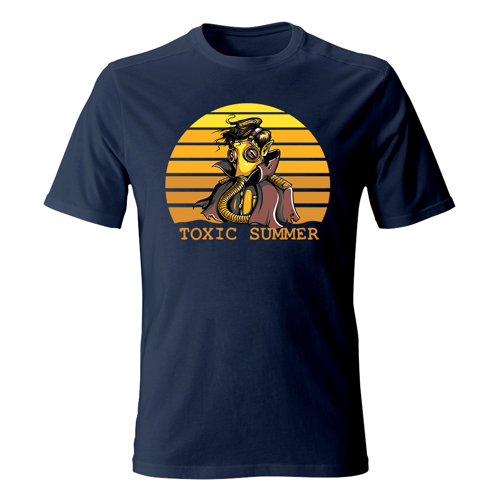koszulka meska granatowa toxic summer